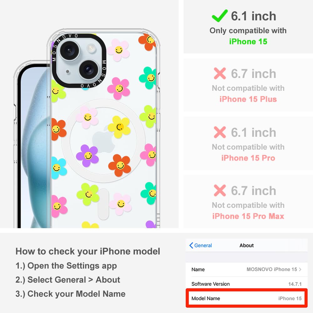 Foto 3 pulgar | Funda De Teléfono Mosnovo Compatible Con Iphone 15 Con Magsafe - Venta Internacional.