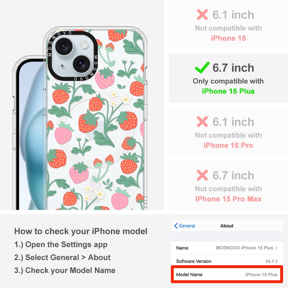 Foto 3 pulgar | Funda De Teléfono Mosnovo Para Iphone 15 Plus/iphone 14 Plus Transparente - Venta Internacional.