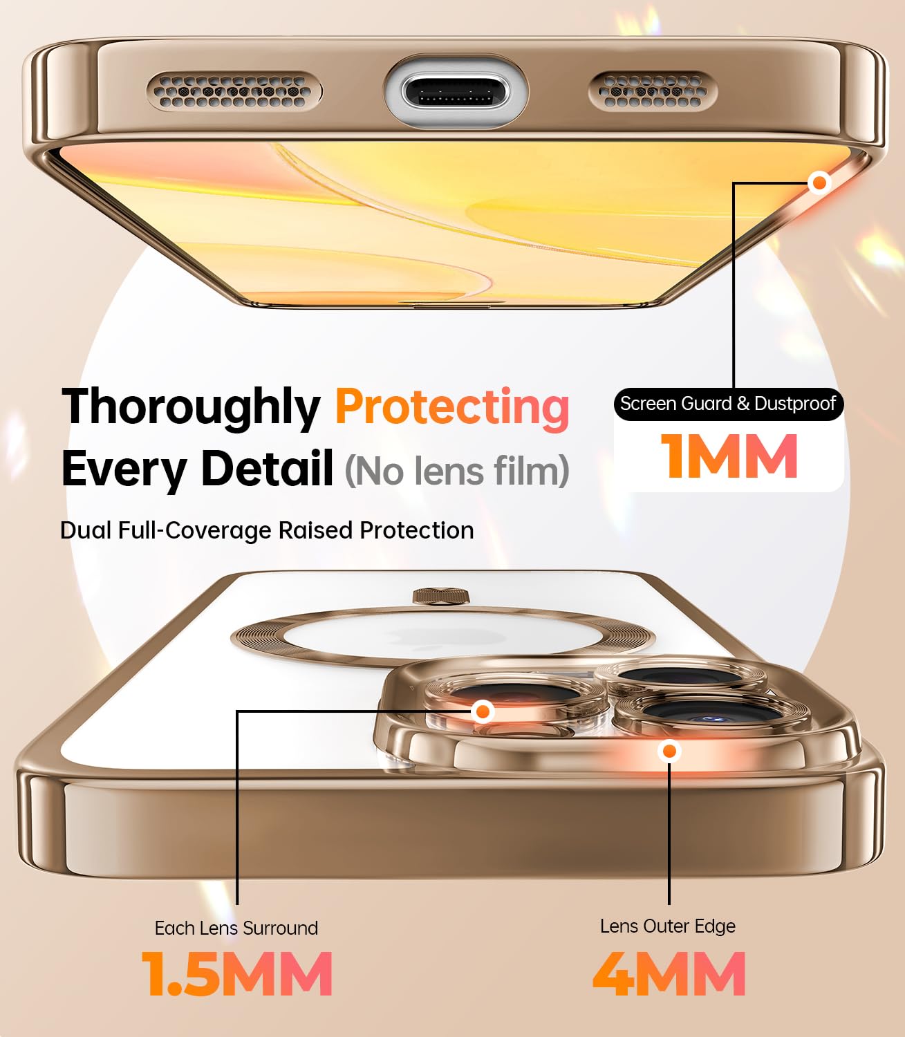 Foto 6 pulgar | Funda Magnética Con Soporte Extraíble Para Iphone 16 Pro - Venta Internacional.