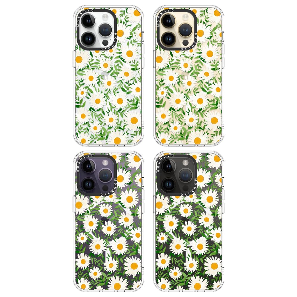 Foto 4 pulgar | Funda Para Teléfono Mosnovo Compatible Con Iphone 14 Pro, Diseño De Margaritas - Venta Internacional.