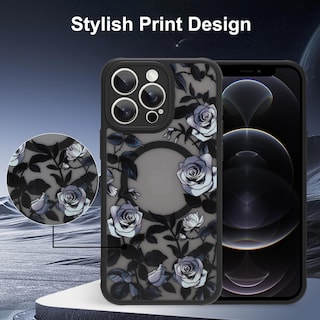 Foto 6 | Funda De Teléfono Aigomara Para Iphone 12 Pro De 6.1 Pulgadas Con Magsafe Black - Venta Internacional.