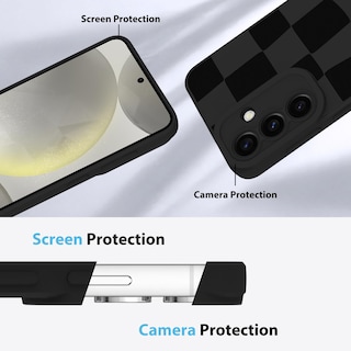 Foto 5 | Funda De Teléfono Kanghar Compatible Con Samsung Galaxy S24, Negra - Venta Internacional.