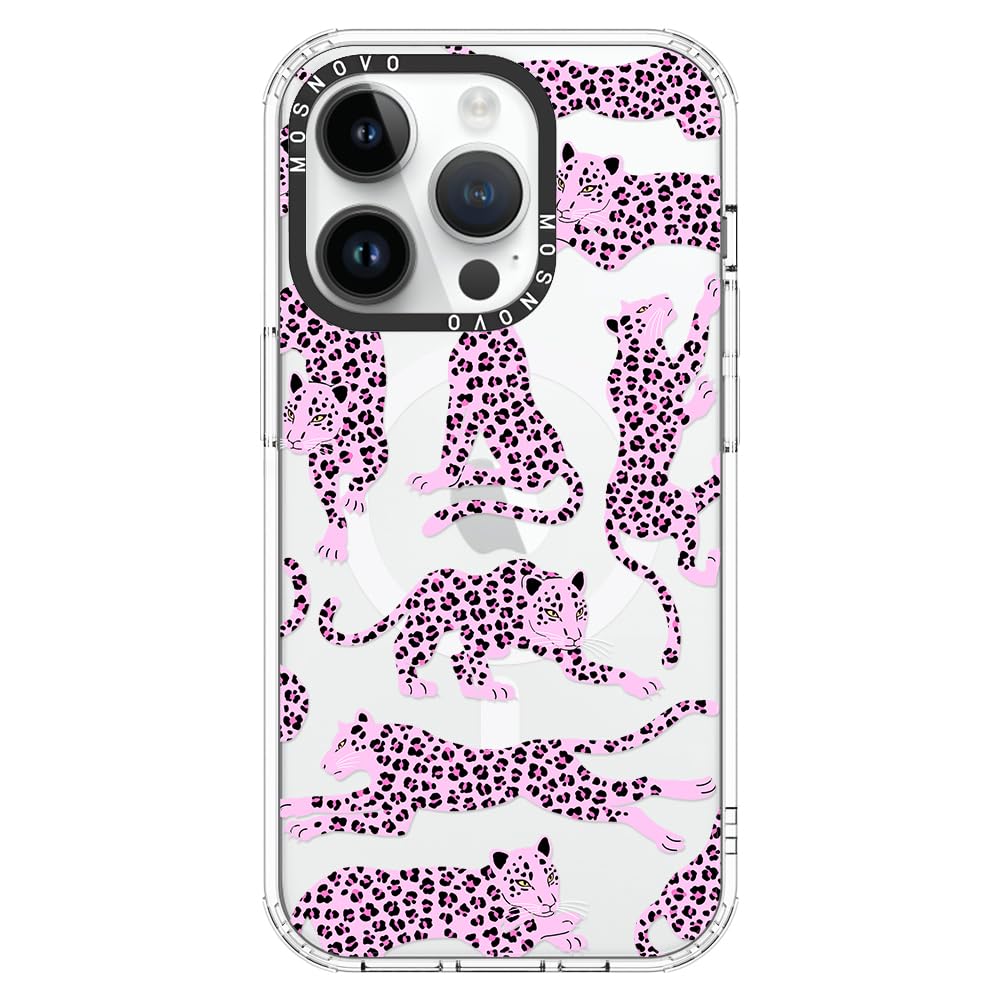Foto 2 pulgar | Funda De Teléfono Mosnovo Para Iphone 14 Pro Buffertech Pink Leopard - Venta Internacional.