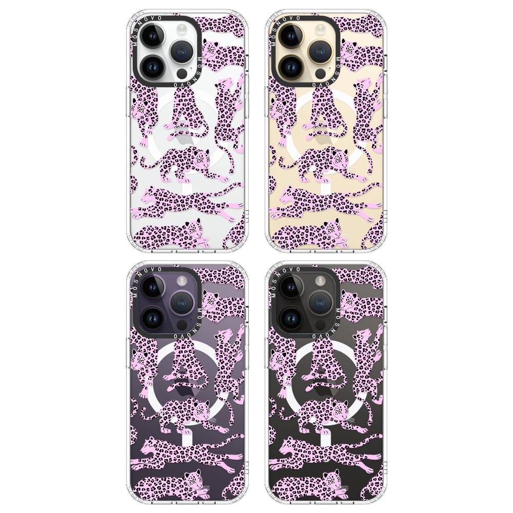 Foto 3 | Funda De Teléfono Mosnovo Para Iphone 14 Pro Buffertech Pink Leopard - Venta Internacional.