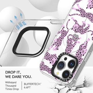 Foto 7 | Funda De Teléfono Mosnovo Para Iphone 14 Pro Buffertech Pink Leopard - Venta Internacional.
