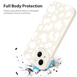 Foto 2 | Funda De Teléfono Kanghar Compatible Con Iphone 13, Silicona, Estampado De Vaca - Venta Internacional.