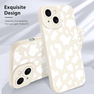 Foto 3 | Funda De Teléfono Kanghar Compatible Con Iphone 13, Silicona, Estampado De Vaca - Venta Internacional.