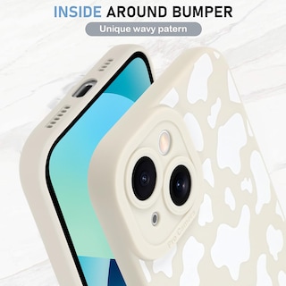 Foto 4 | Funda De Teléfono Kanghar Compatible Con Iphone 13, Silicona, Estampado De Vaca - Venta Internacional.