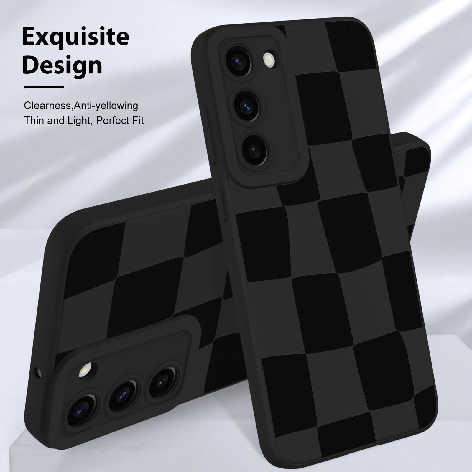 Foto 4 pulgar | Funda De Teléfono Kanghar Compatible Con Samsung Galaxy S23, Negra - Venta Internacional.