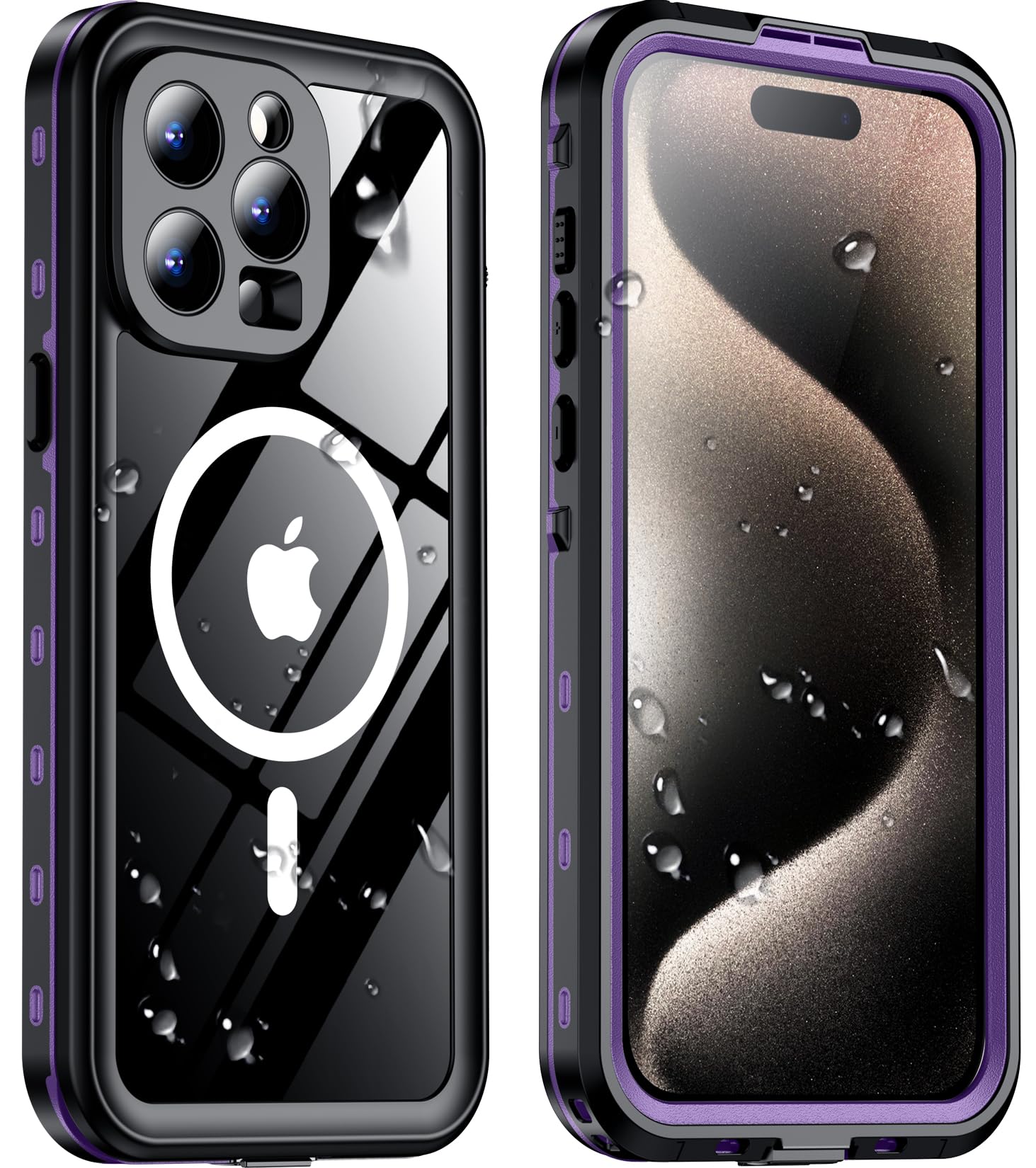 Funda De Teléfono Temdan Magnética Impermeable Para Iphone 15 Pro Max - Venta Internacional.
