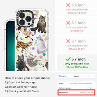 Foto 2 | Funda De Teléfono Mosnovo Para Iphone 13 Pro Max Con Buffertech - Venta Internacional.