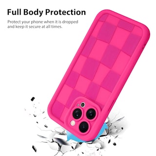 Foto 2 | Funda De Teléfono Kanghar Compatible Con Iphone 15 Pro - Rosa Intenso - Venta Internacional.