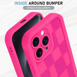 Foto 4 | Funda De Teléfono Kanghar Compatible Con Iphone 15 Pro - Rosa Intenso - Venta Internacional.