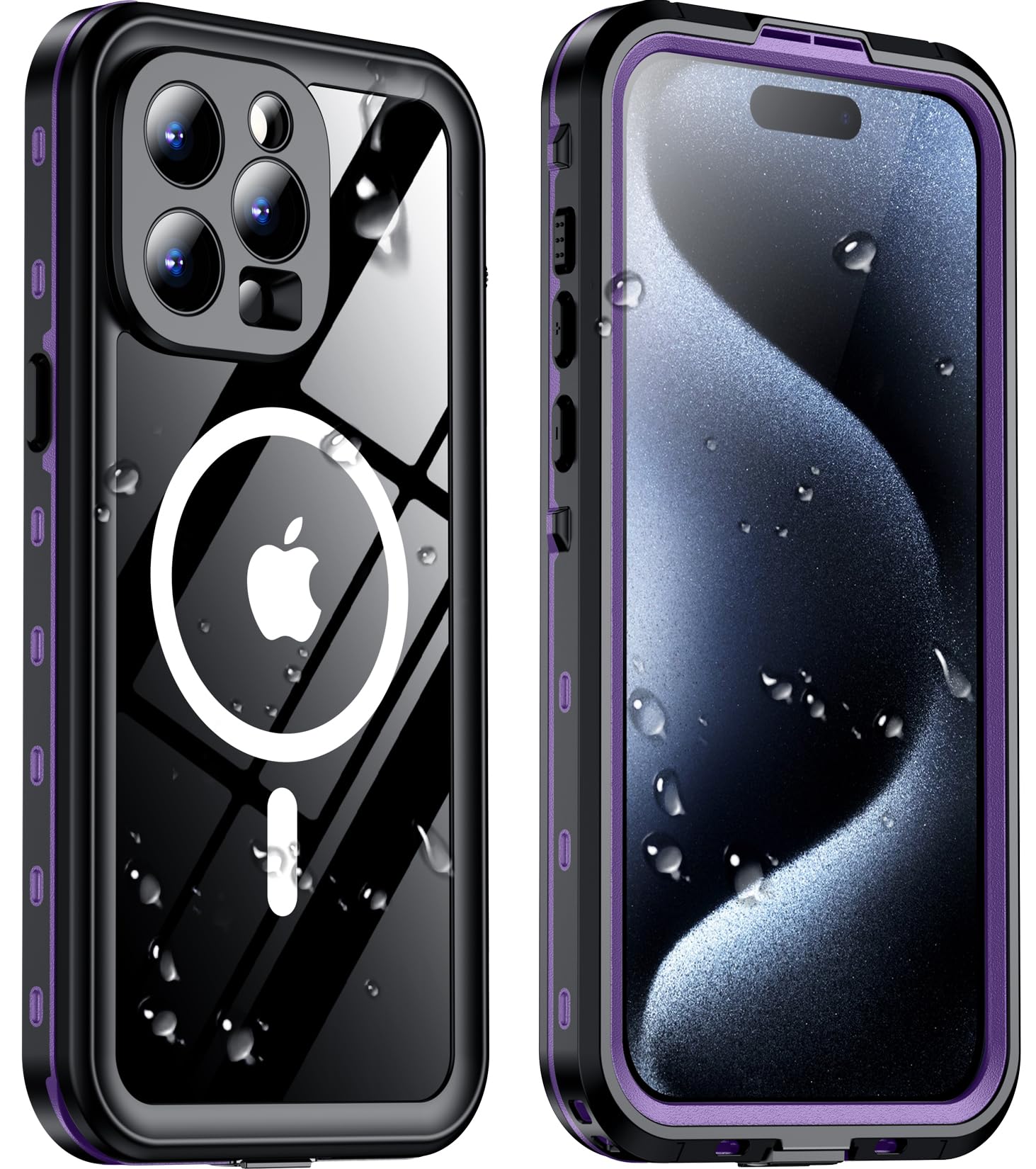 Funda De Teléfono Temdan Magnetic Waterproof Para Iphone 15 Pro - Venta Internacional.