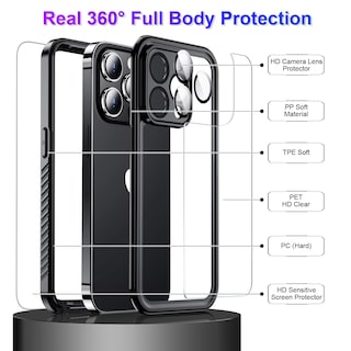 Foto 4 | Funda Impermeable Temdan Compatible Con Iphone 14 Pro Max - Venta Internacional.