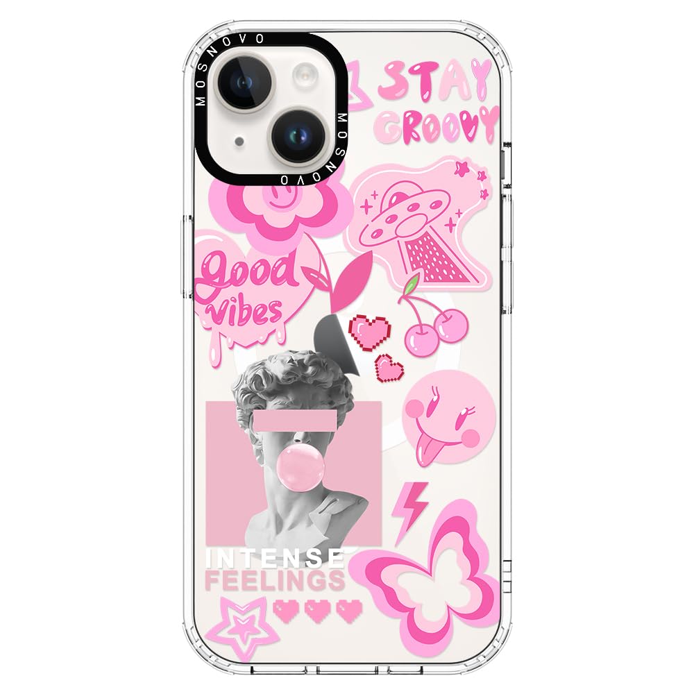 Foto 2 pulgar | Funda De Teléfono Mosnovo Buffertech A Prueba De Golpes Para Iphone 14/13 Rosa - Venta Internacional.