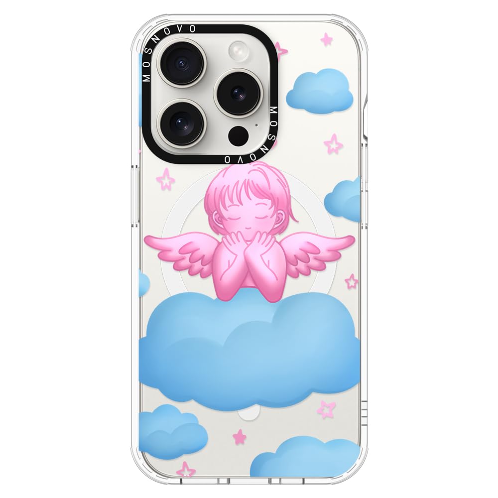 Funda De Teléfono Mosnovo Para Iphone 15 Pro Buffertech Pink Serenity - Venta Internacional.