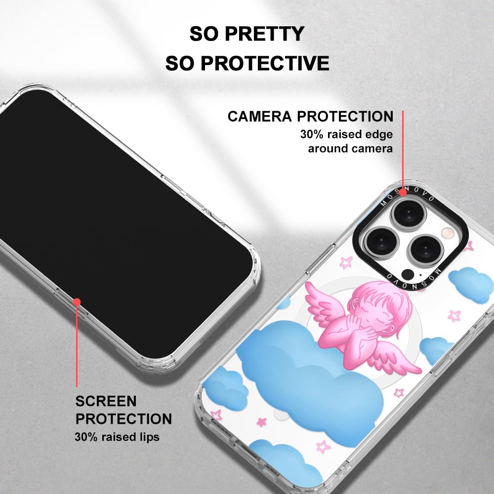Foto 7 pulgar | Funda De Teléfono Mosnovo Para Iphone 15 Pro Buffertech Pink Serenity - Venta Internacional.