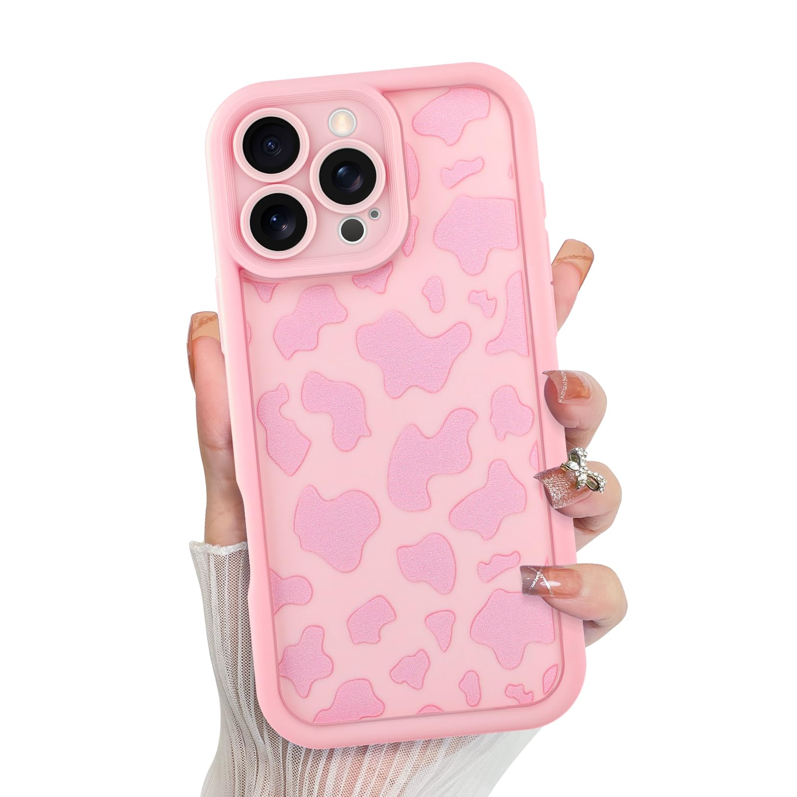 Funda De Teléfono Kanghar Compatible Con Iphone 16 Pro De Silicona Rosa - Venta Internacional.