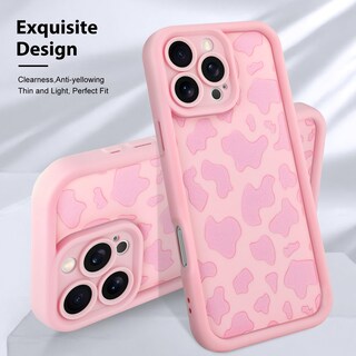 Foto 3 | Funda De Teléfono Kanghar Compatible Con Iphone 16 Pro De Silicona Rosa - Venta Internacional.