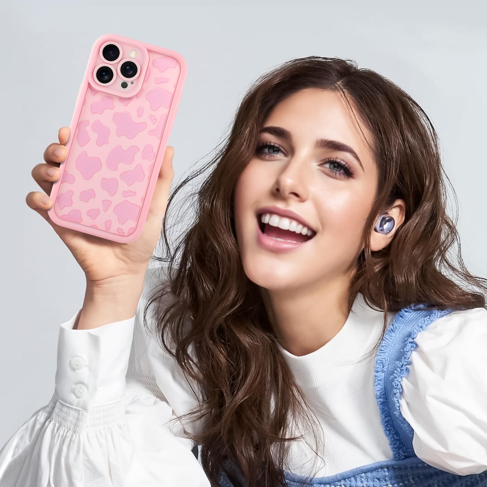 Foto 7 pulgar | Funda De Teléfono Kanghar Compatible Con Iphone 16 Pro De Silicona Rosa - Venta Internacional.