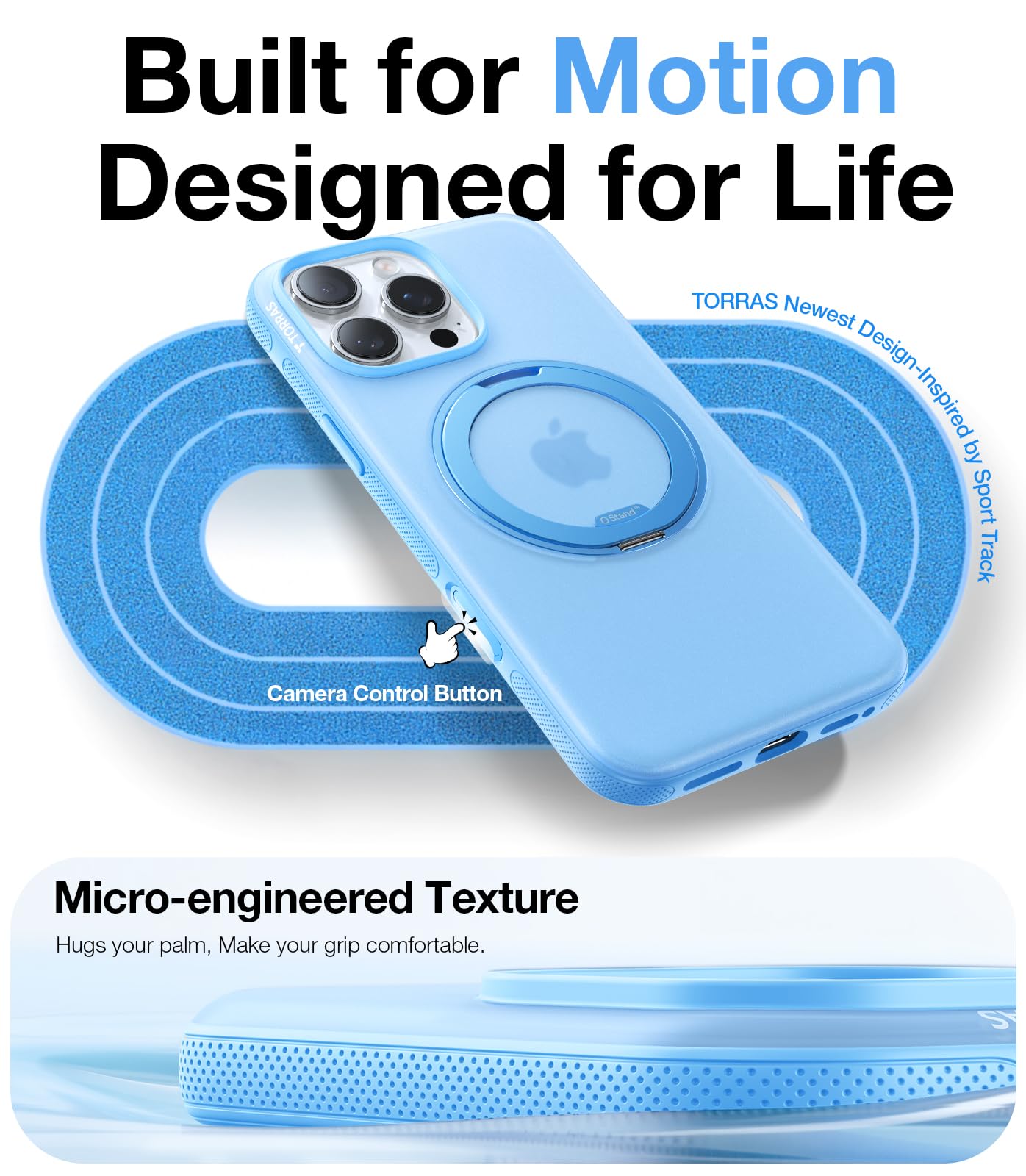 Foto 8 pulgar | Funda De Teléfono Torras 360° Ostand Fitness Para Iphone 16 Pro - Venta Internacional.
