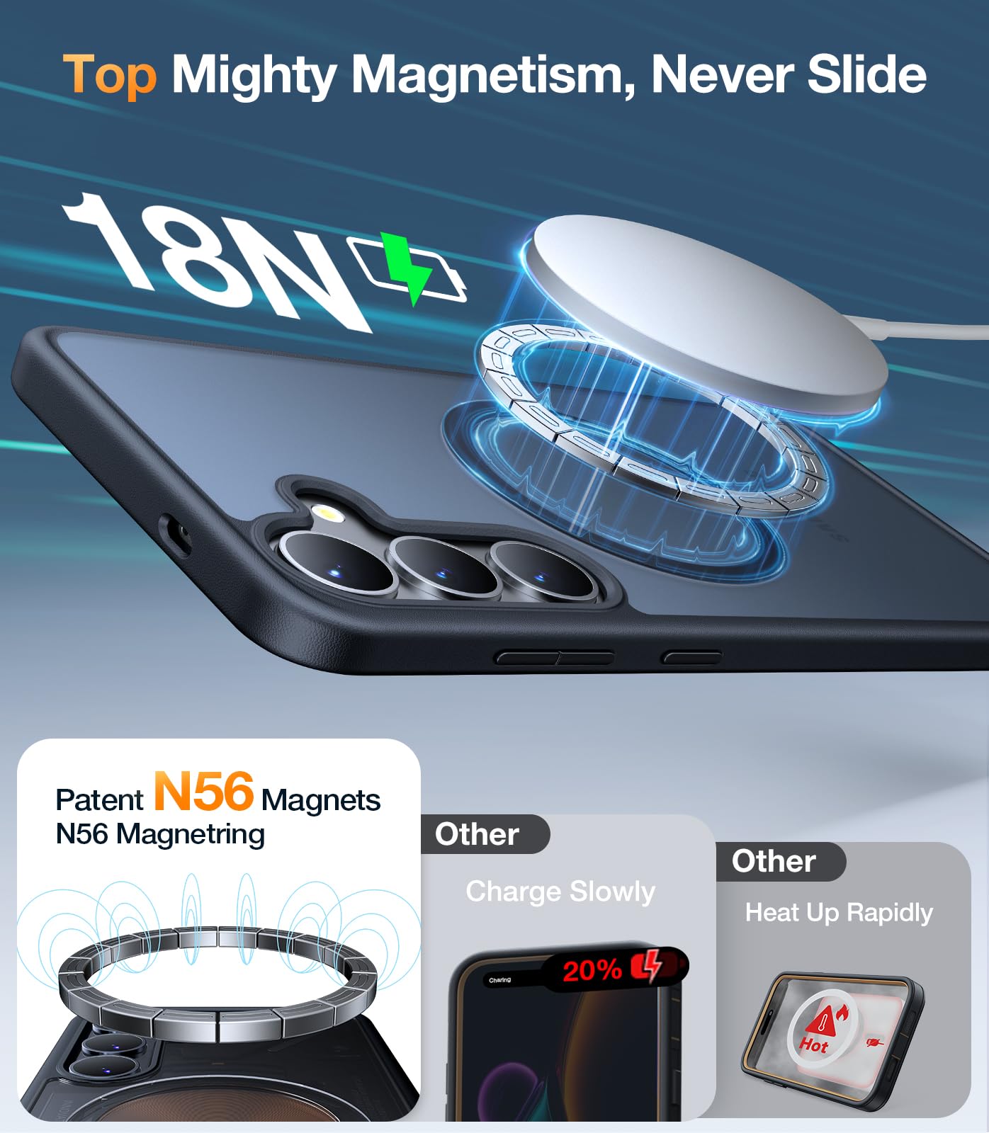 Foto 4 pulgar | Funda Magnética Torras A Prueba De Golpes Para Samsung Galaxy S25 Plus - Venta Internacional.