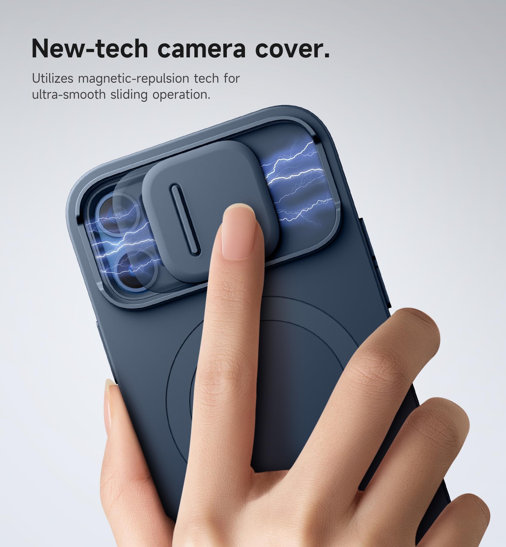 Foto 5 pulgar | Funda Suritch Para Iphone 12/12 Pro De 6.1 Pulgadas Con Funda Magnética, Color Azul - Venta Internacional.