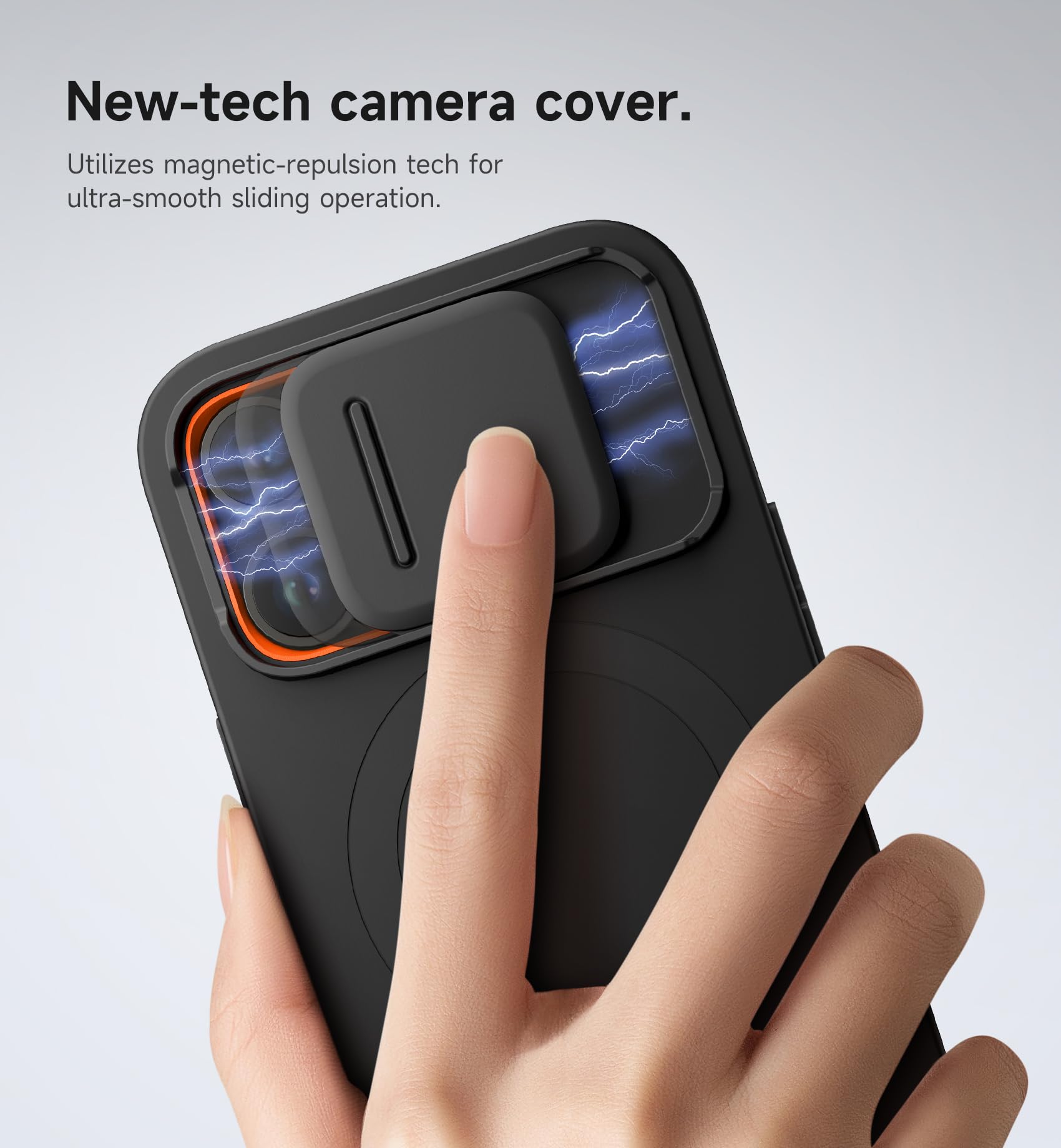 Foto 5 pulgar | Funda Suritch Para Iphone 13 Pro De 6.1 Pulgadas Con Funda Magnética Negra - Venta Internacional.