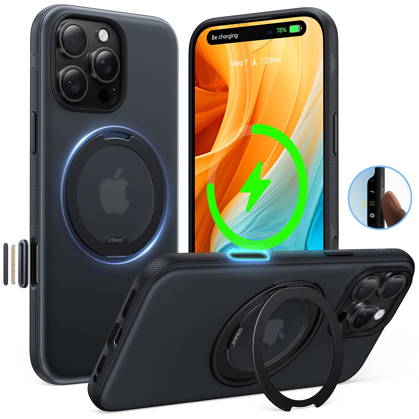Funda De Teléfono Torras 360° Ostand Fitness Para Iphone 16 Pro - Venta Internacional.