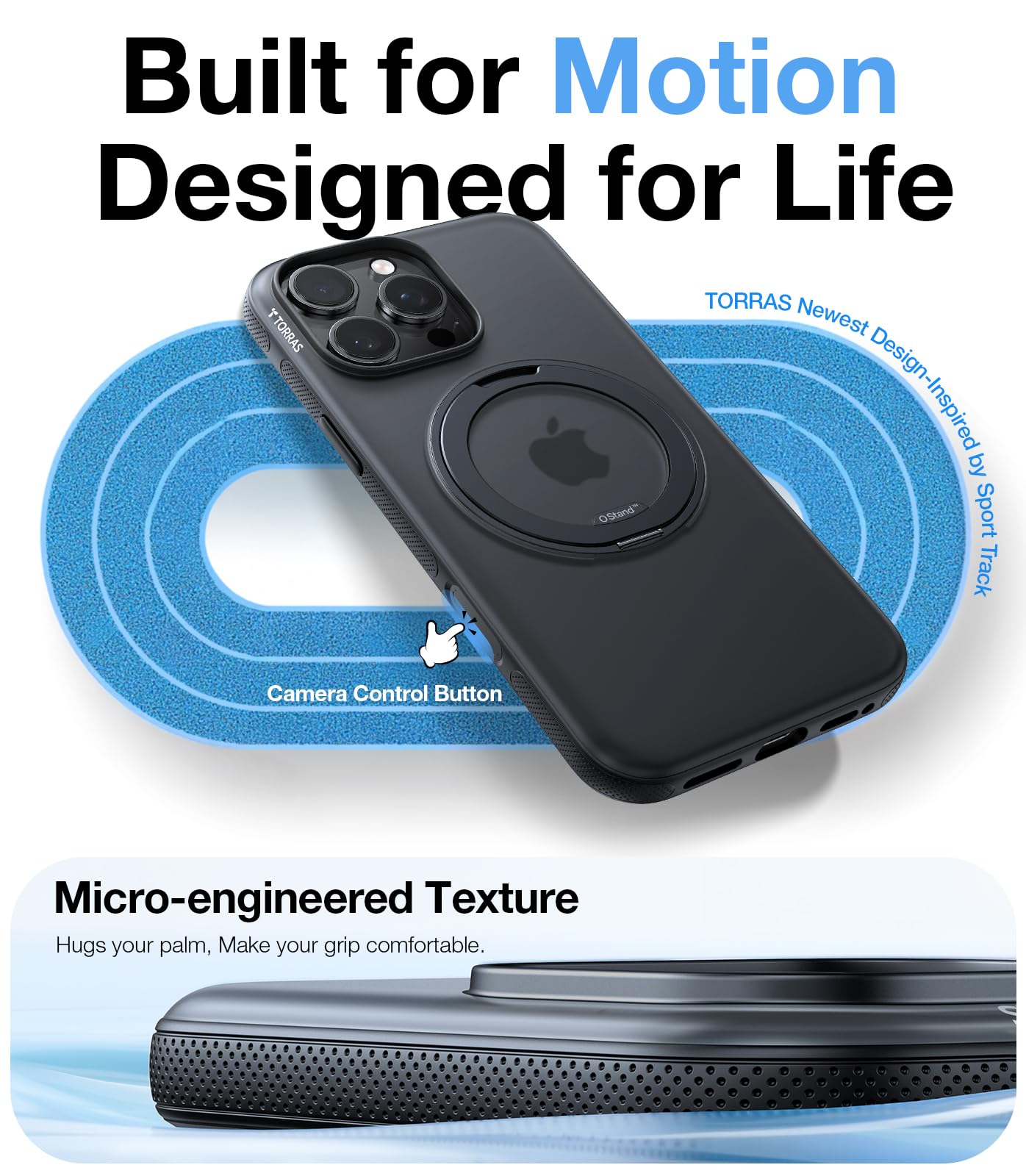 Foto 7 | Funda De Teléfono Torras 360° Ostand Fitness Para Iphone 16 Pro - Venta Internacional.