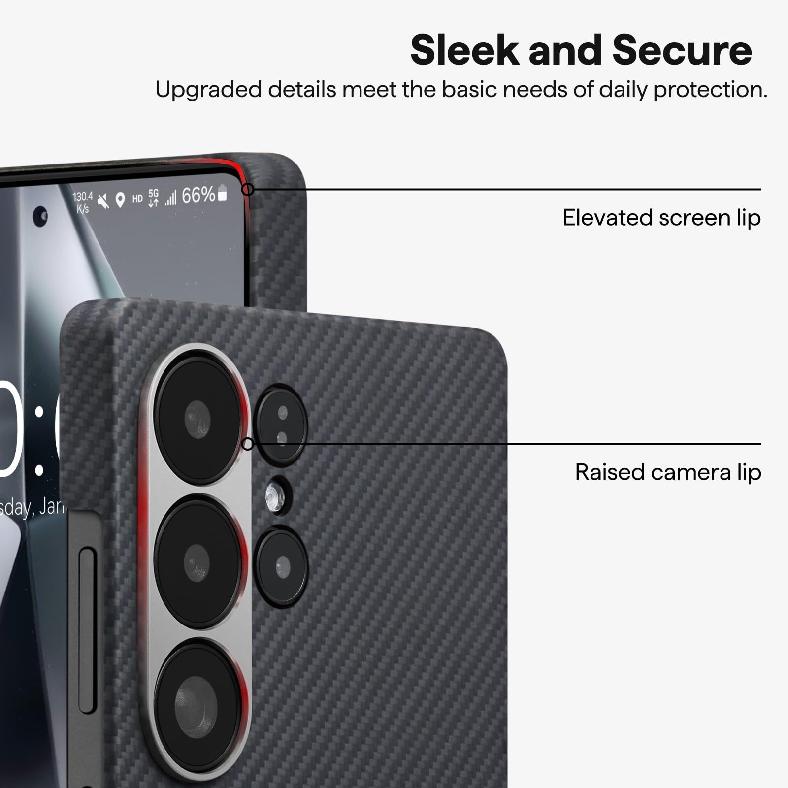 Foto 5 pulgar | Funda Pitaka Para Samsung Galaxy S25 Ultra 6.9'' 600d Aramid - Venta Internacional.