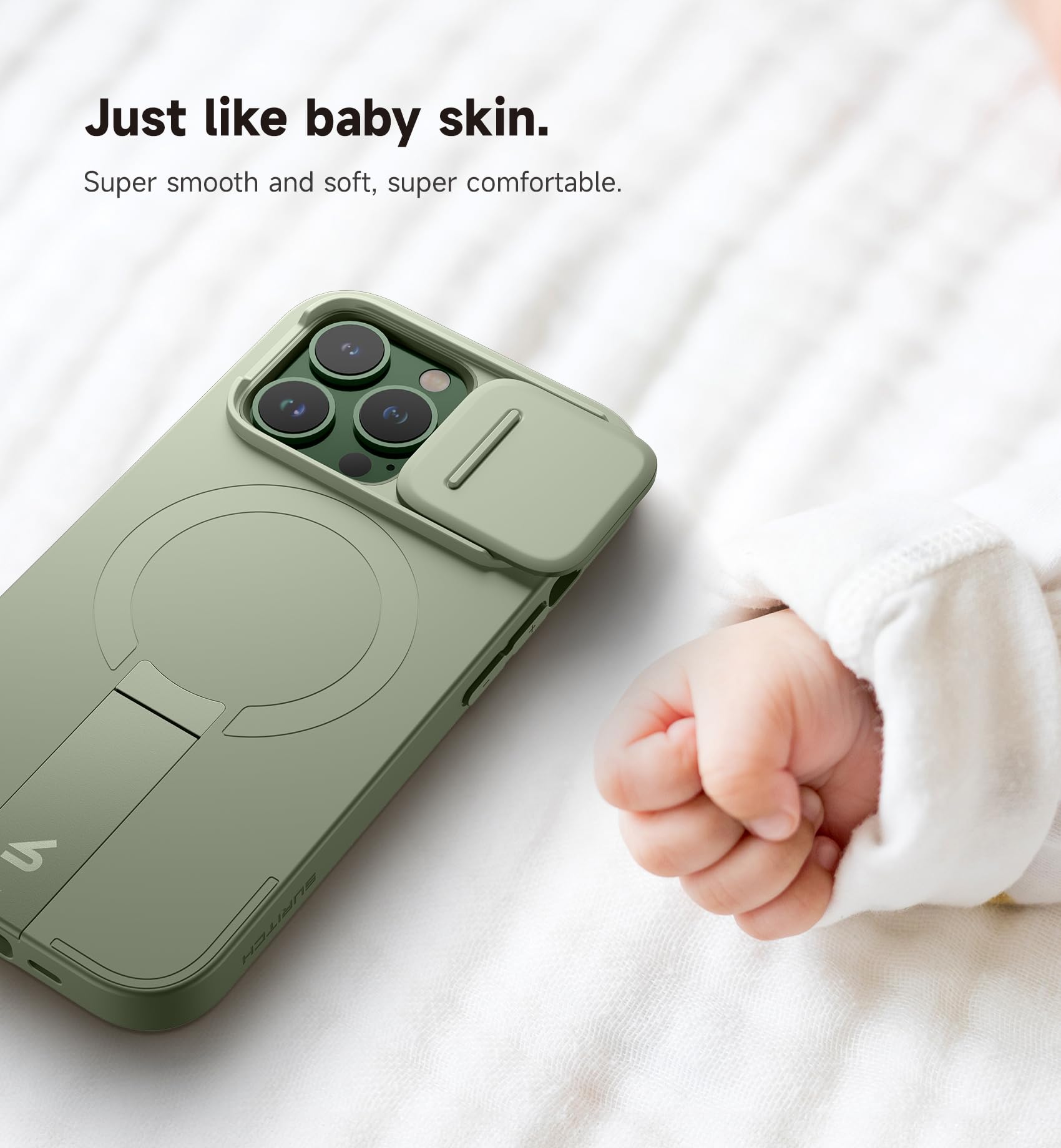 Foto 7 pulgar | Funda Suritch Para Iphone 13 Pro De 6.1 Pulgadas Con Funda Magnética, Color Verde - Venta Internacional.