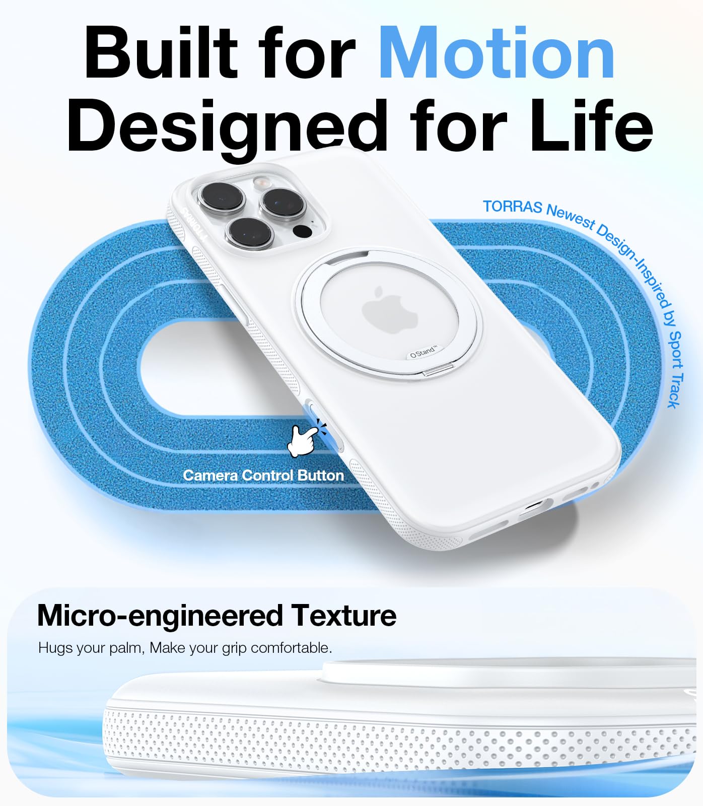 Foto 3 pulgar | Funda De Teléfono Torras Ostand Fitness Con Rotación De 360° Para Iphone 16 Pro Max - Venta Internacional.
