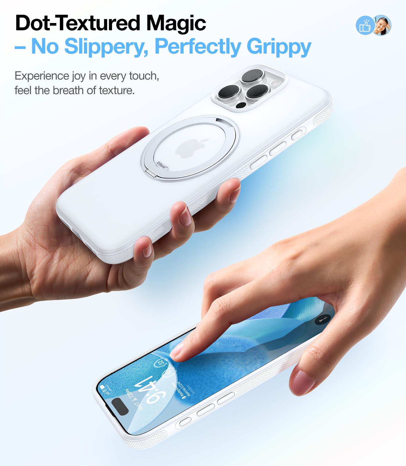 Foto 8 pulgar | Funda De Teléfono Torras Ostand Fitness Con Rotación De 360° Para Iphone 16 Pro Max - Venta Internacional.