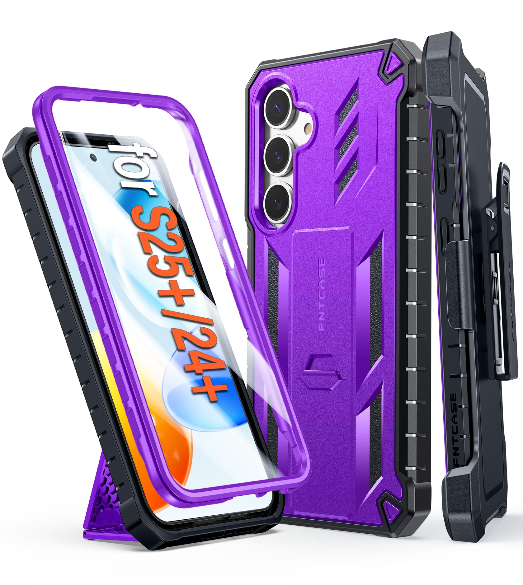 Funda De Teléfono Fntcase Para Samsung Galaxy S25 Plus/s24 Plus Morado - Venta Internacional.