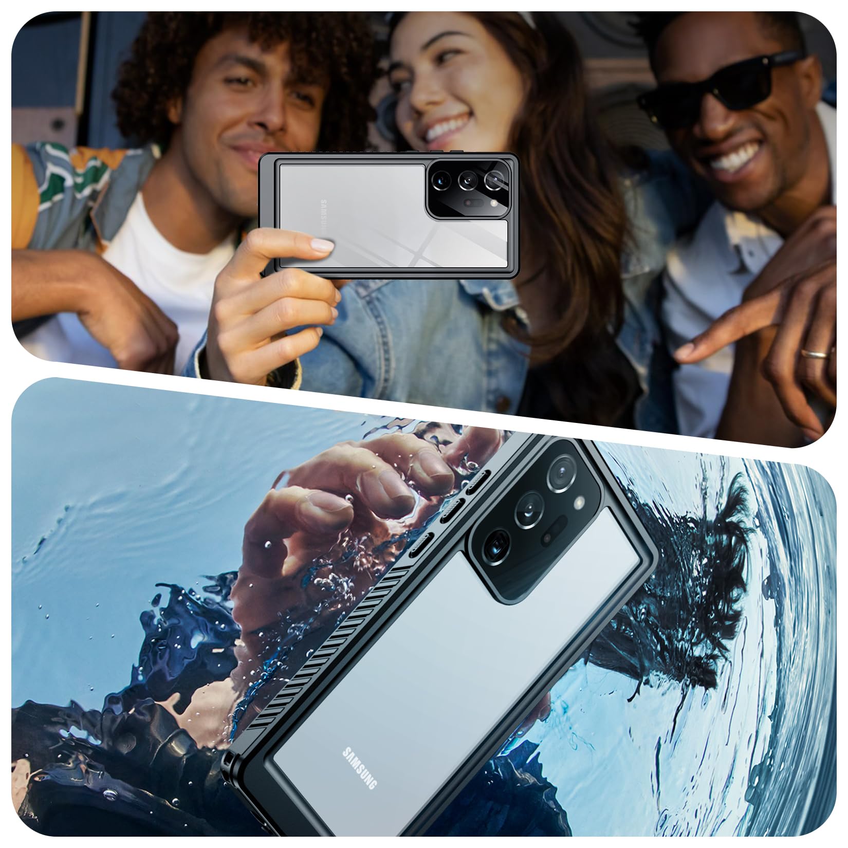 Foto 8 pulgar | Funda Spidercase Impermeable Ip68 Para Samsung Galaxy Note 20 Ultra - Venta Internacional.