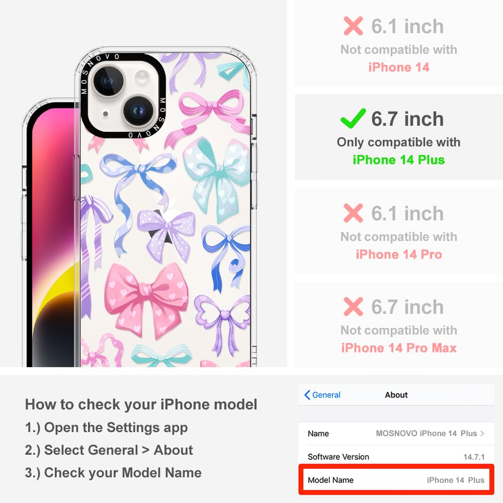 Foto 3 pulgar | Funda De Teléfono Mosnovo Para Iphone 14 Plus Buffertech Clear Tpu - Venta Internacional.