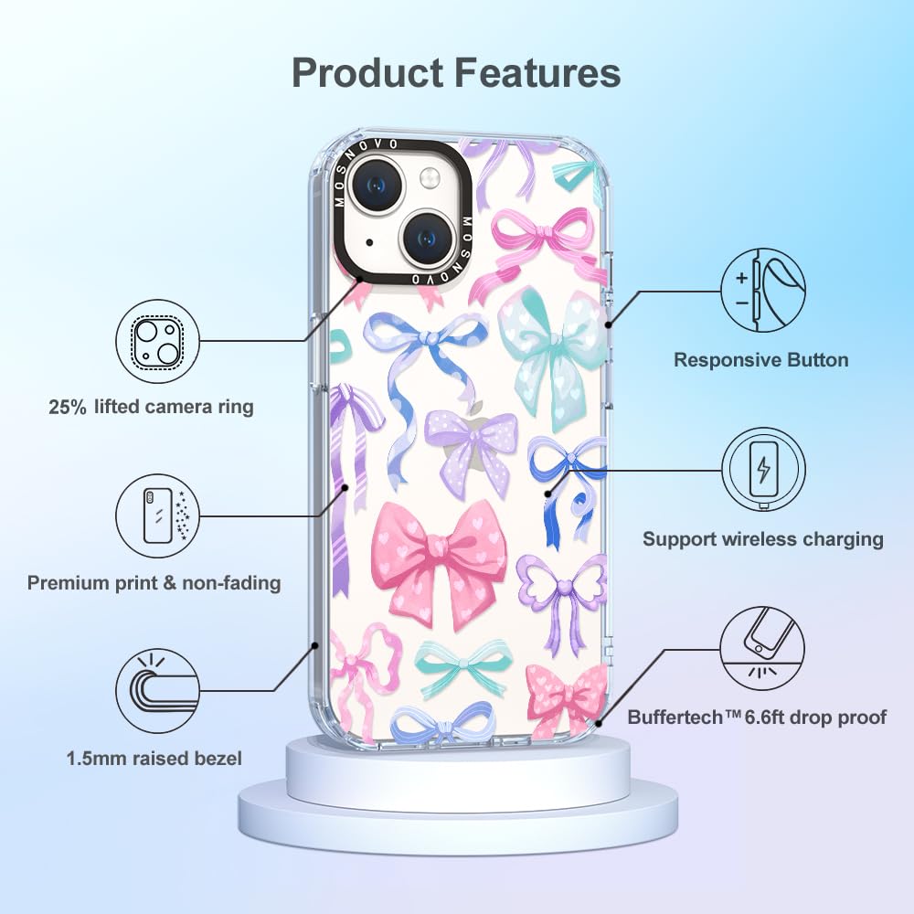 Foto 7 pulgar | Funda De Teléfono Mosnovo Para Iphone 14 Plus Buffertech Clear Tpu - Venta Internacional.