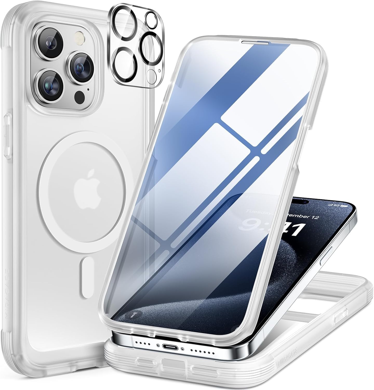 Foto 2 pulgar | Funda Magnética Miracase Para Iphone 12 Pro Max Con Magsafe - Venta Internacional.