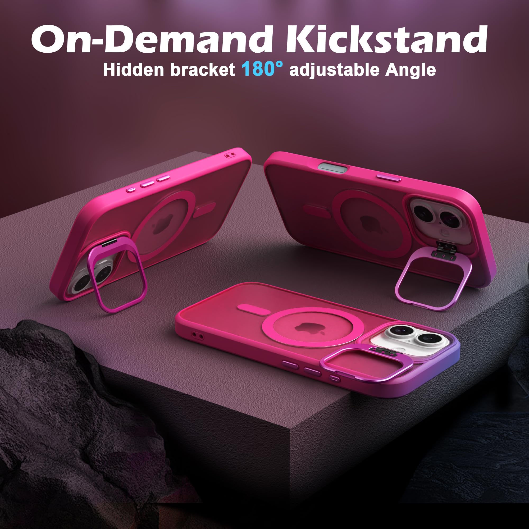 Foto 5 pulgar | Funda De Teléfono Idweel Para Iphone 16 Plus Con Protector De Pantalla - Venta Internacional.