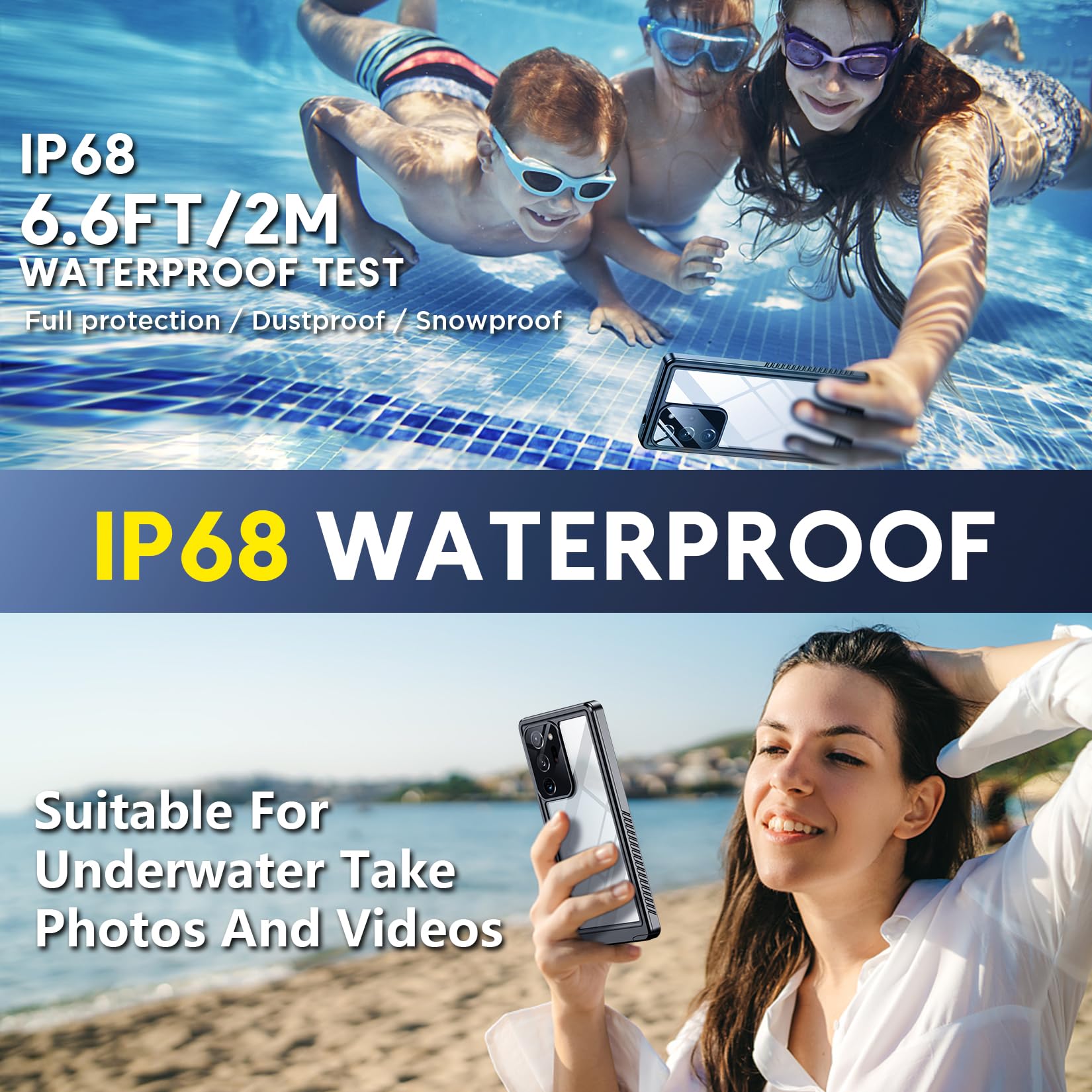 Foto 8 pulgar | Funda Spidercase Impermeable Ip68 Para Samsung Galaxy Note 20 Ultra - Venta Internacional.