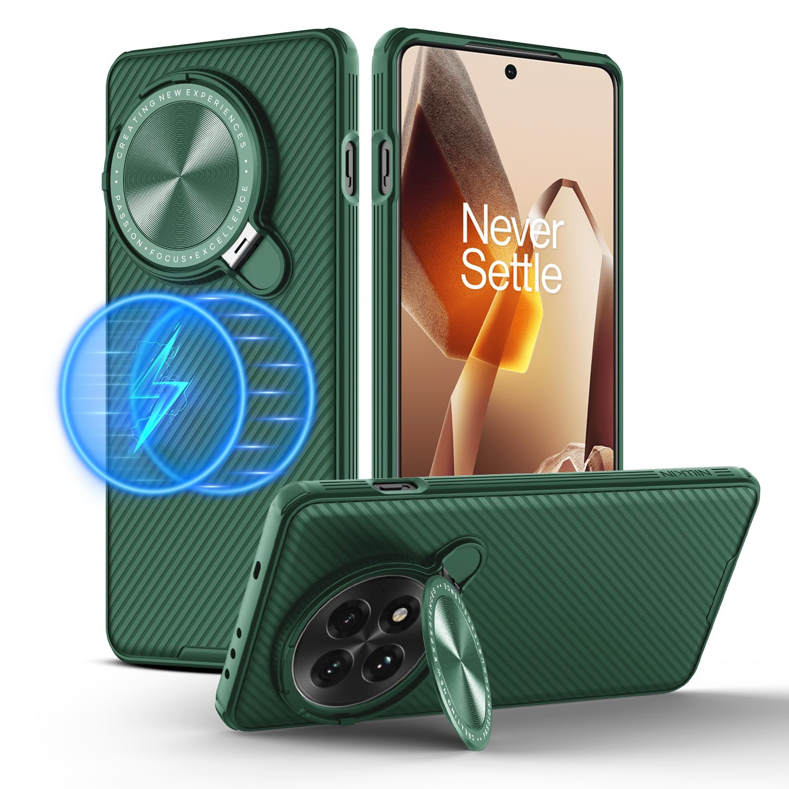 Foto 2 pulgar | Funda Magnética Nillkin Para Oneplus 13 Con Magsafe Green - Venta Internacional.