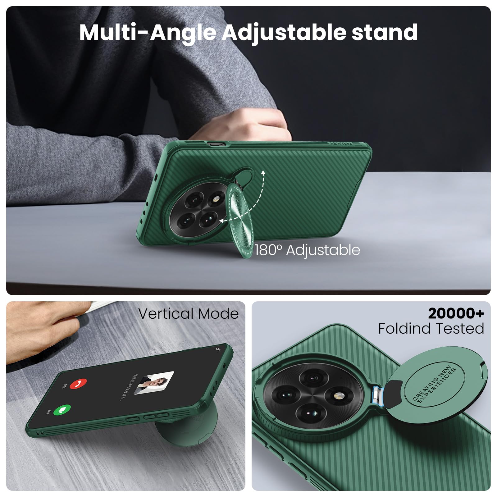 Foto 6 pulgar | Funda Magnética Nillkin Para Oneplus 13 Con Magsafe Green - Venta Internacional.