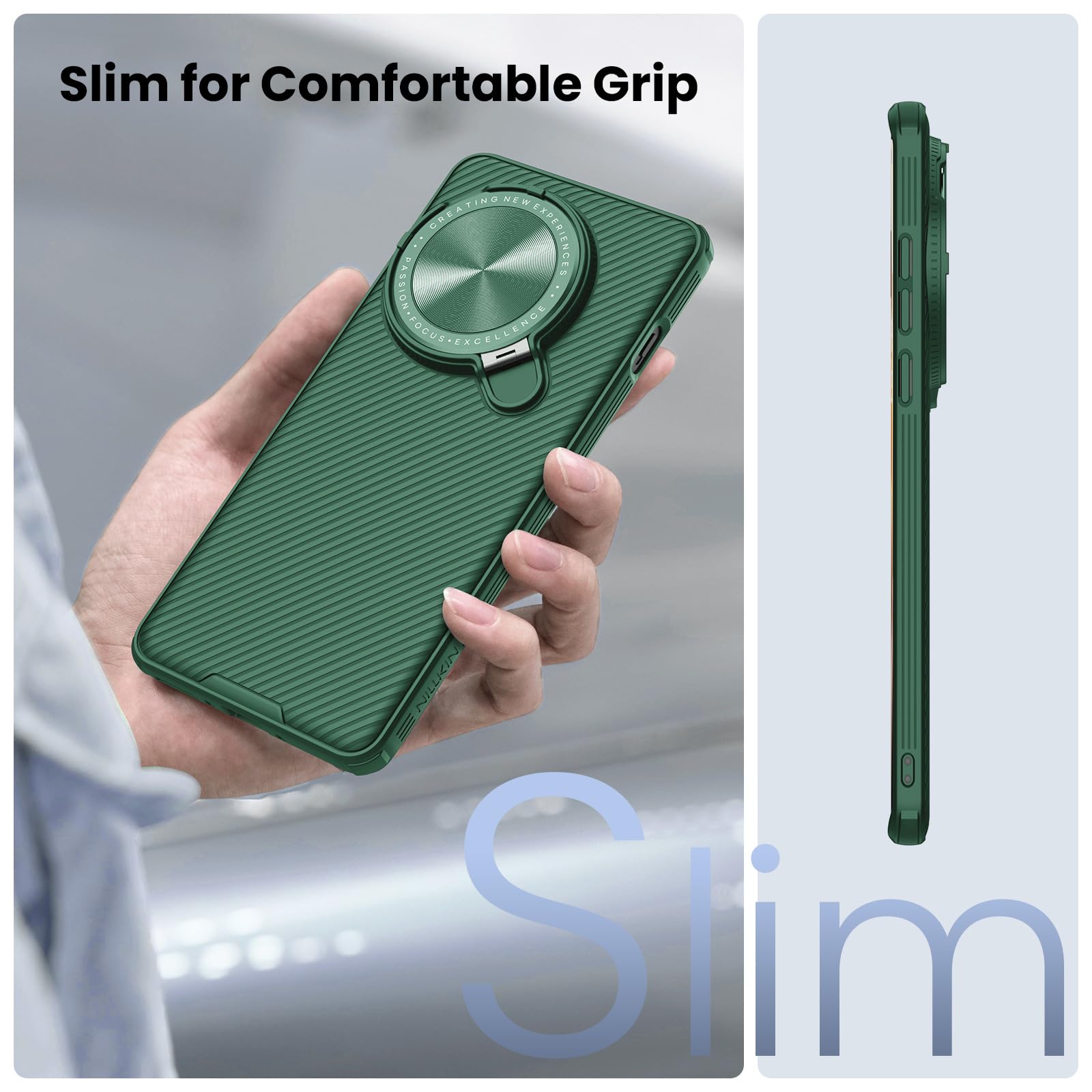 Foto 7 pulgar | Funda Magnética Nillkin Para Oneplus 13 Con Magsafe Green - Venta Internacional.