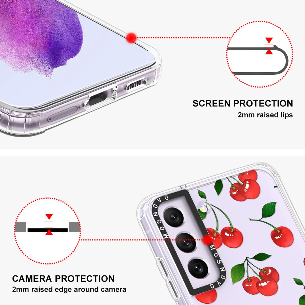 Foto 5 pulgar | Funda De Teléfono Mosnovo Para Samsung Galaxy S21 Fe Cute Cherry - Venta Internacional.