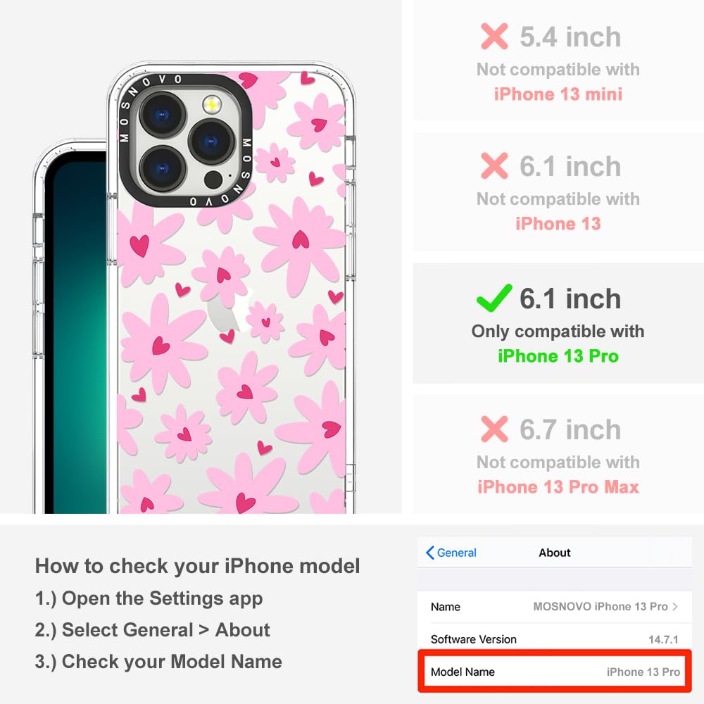 Foto 3 pulgar | Funda De Teléfono Mosnovo Para Iphone 13 Pro Buffertech 2m Drop Clear - Venta Internacional.