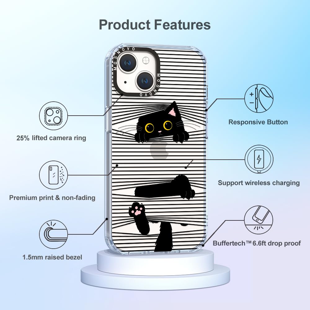 Foto 7 pulgar | Funda De Teléfono Mosnovo Para Iphone 14 Buffertech 2m Drop Clear - Venta Internacional.