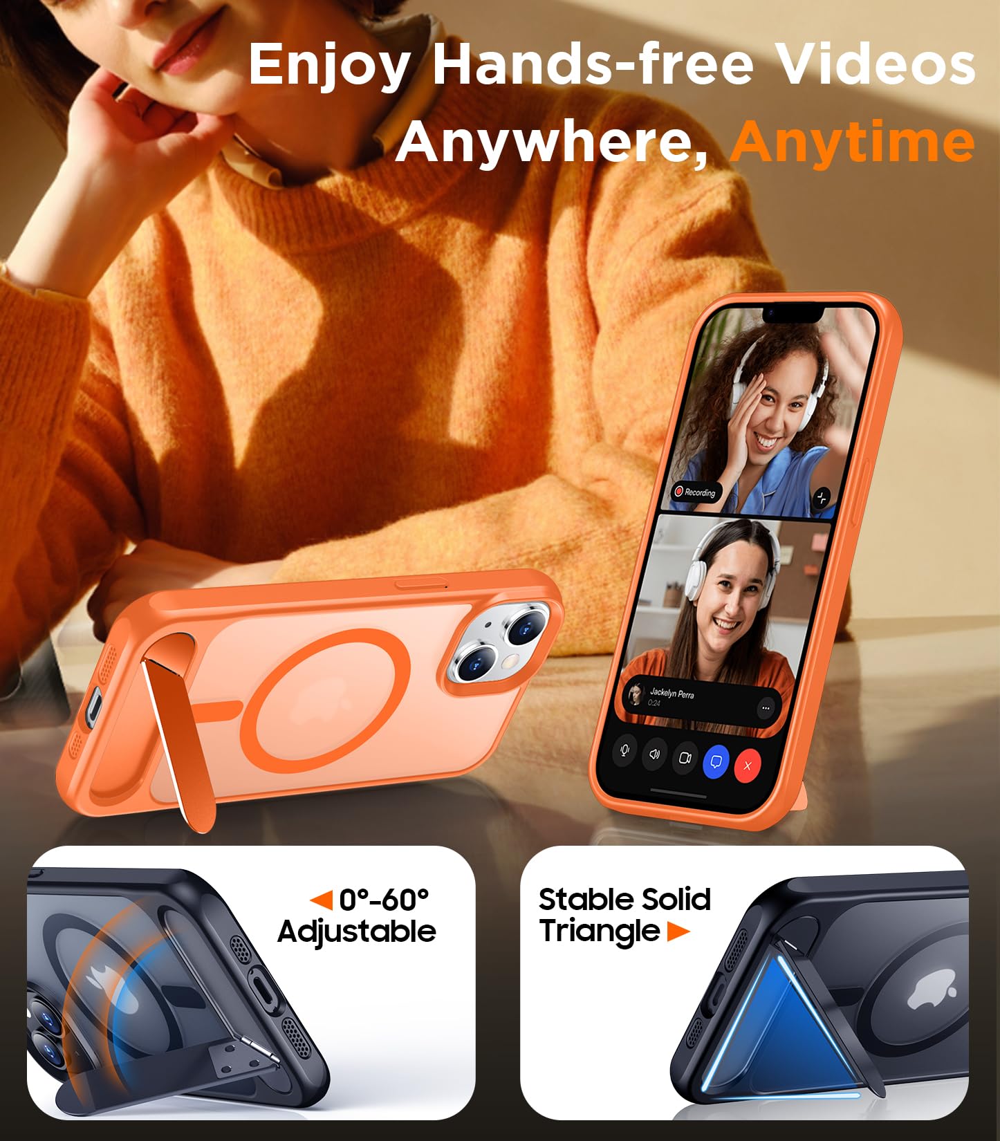 Foto 5 pulgar | Funda Magnética Temdan Compatible Con Iphone 14/13 6.1 - Venta Internacional.