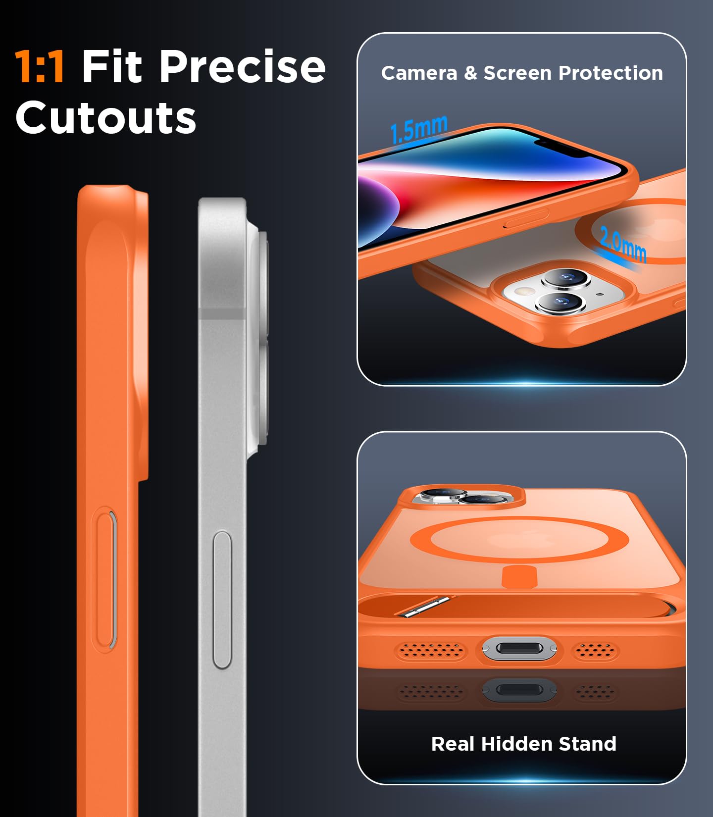 Foto 7 pulgar | Funda Magnética Temdan Compatible Con Iphone 14/13 6.1 - Venta Internacional.
